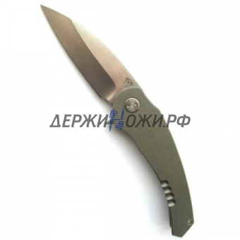 Нож Viper Flipper Stonewashed D2 Steel Tumbled Titanium Handle Medford складной MF/VIPER Tb-Tb